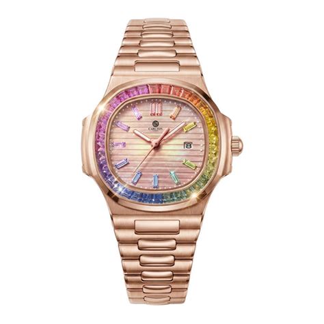 Carlton London Women Grace Rainbow Multicolor Analog Watch CLDPP-004 ...