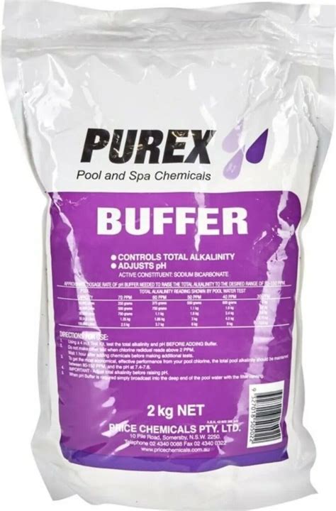 Pool Buffer 2kg Controls Total Alkalinity Pool And Spa Chemical Purex ...