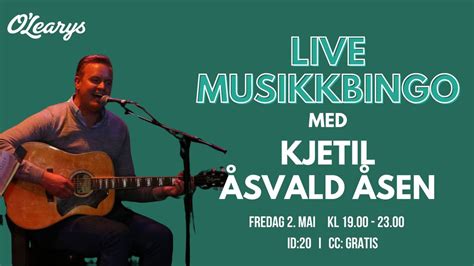 Live Musikkbingo @ OLearys Søgne, Sentrumsveien 33, 4640 Søgne ...