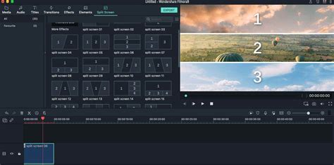 Filmora 9 Split Screen Tutorial 的图像结果