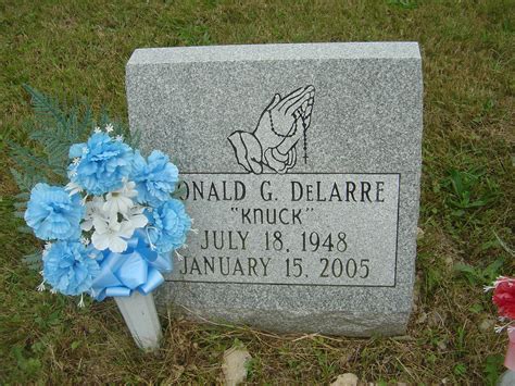 Donald Gerald “Knuck” DeLarre Sr. (1948-2005) - Find a Grave Memorial