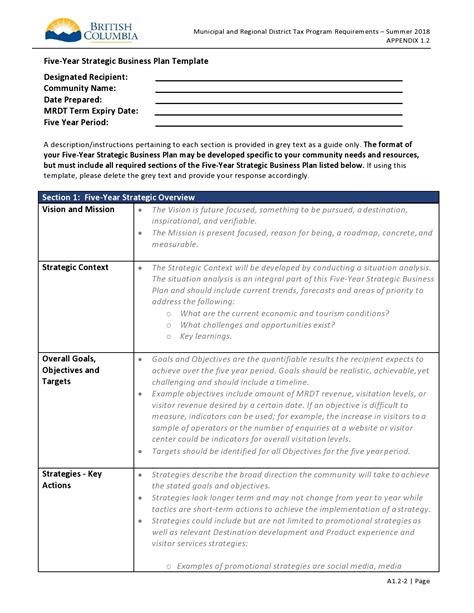 40 Useful 5 Year Plan Templates (Personal, Career, Business) ᐅ