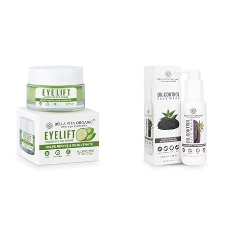 Bella Vita Organic EyeLift Hydrating Natural Under Eye Cream Gel for ...
