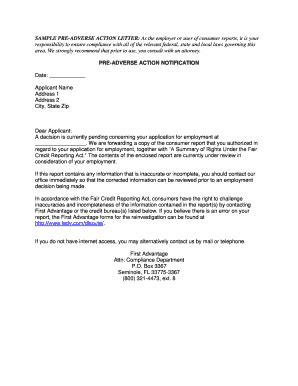 Pre Action Letter Template - Fill and Sign Printable Template Online