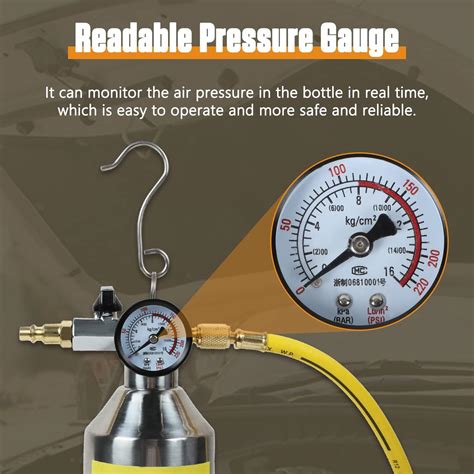 Buy VKALTUL AC Flush Kit, A/C Flush Gun Kit with Pressure Regulation ...