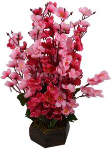 KOONIV Artificial Flower Pot For Home Decor - 16 inch Multicolor ...