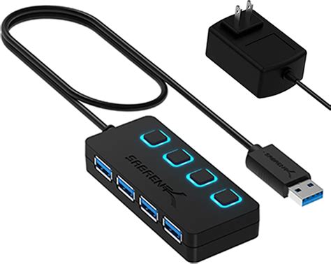 Amazon.com: ORICO Powered USB Hub, 10 Ports 36W USB 3.0 Data Hub with ...