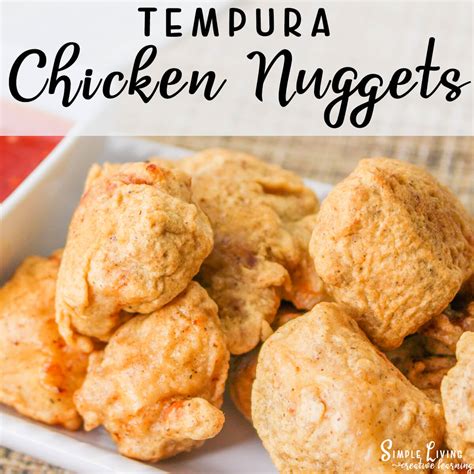 Nuggets De Frango Tempura Delicious Tempura Chicken Nuggets Recipe