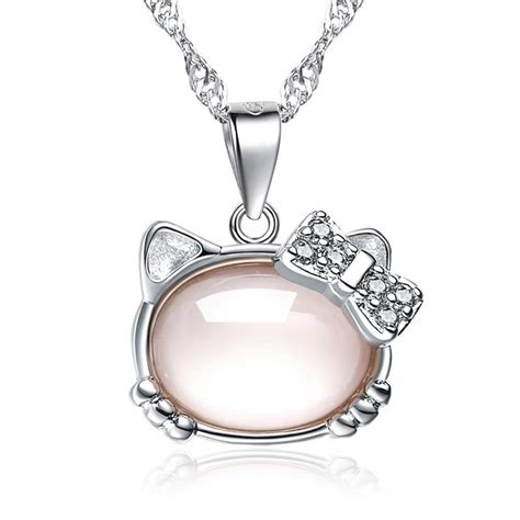 MYKI Gorgeous Kitty Cat Zircon Pendant for Women & Girls : Amazon.in ...