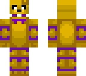 purple guy inside springlock suit | Minecraft Skin