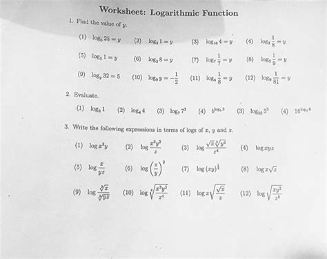 Image result for Log Practice Problems