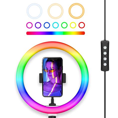 Buy Tygot 14 Inch LED RGB Ring Light for Camera, Phone, YouTube, Video ...