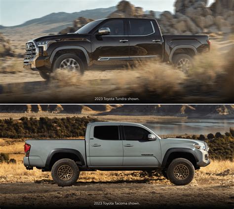 2023 Toyota Tacoma Vs. Tundra: Features, Specs & Dimensions