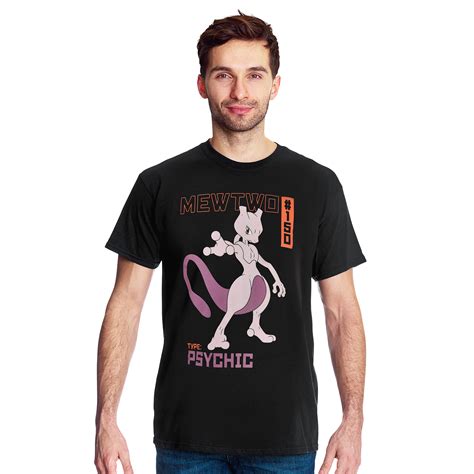 Pokemon - Mewtwo T-Shirt black | Elbenwald