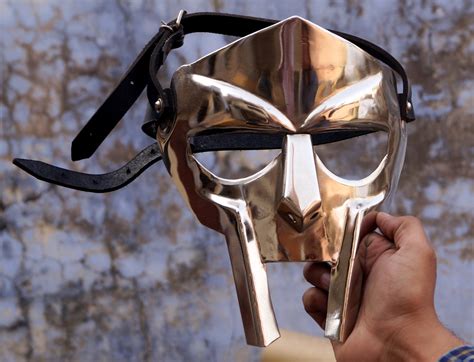 MF Doom Gladiator Mask Mad-villain 18g Mild Steel Face | Etsy