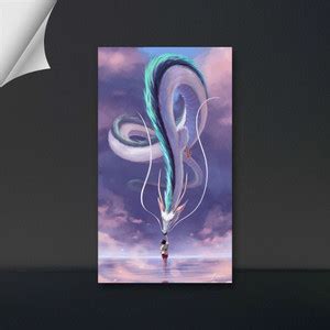 VIRGIN ARTS | CHICHIRO OGINO | SPIRITED AWAY | ANIME | 300 GSM A4 ...