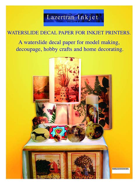 Lazertran Waterslide Decal Paper Lazertran for Inkjet : Amazon.in ...