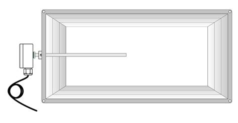 Kanalfühler mit Gehäuse und Aluminiumflansch | Testo Sensor GmbH