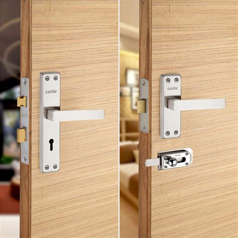 SARDAR Square Stainless Steel Handle | Bathroom and Bedroom Door Handle ...