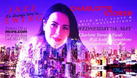 Charlotte Storer Swing Night!, Xanthis Xenierou 35, 1015 Nicosia ...