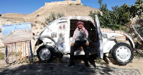 Made Out Of A VW Beetle Car In Jordan Desert Lies World's Tiniest Hotel!