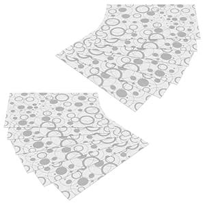 Buy Kuber Industries Circle Print Fridge Mat Set of 6|Water Proof ...