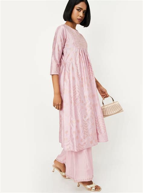 Buy Women Embroidered A-line Kurta Online at just Rs. 1499.0 ...