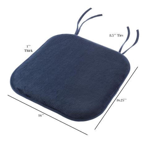 Hastings Home Chair Cushions Navy Solid Chair Cushion 698152JET at ...