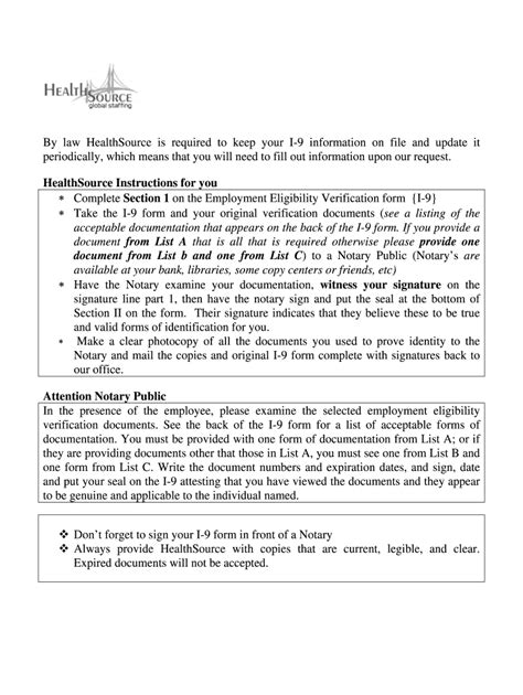 Image result for Form I-9 Instructions