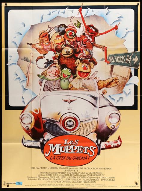 The Muppet Movie (1979) Original French Grande Movie Poster 46" x 62 ...