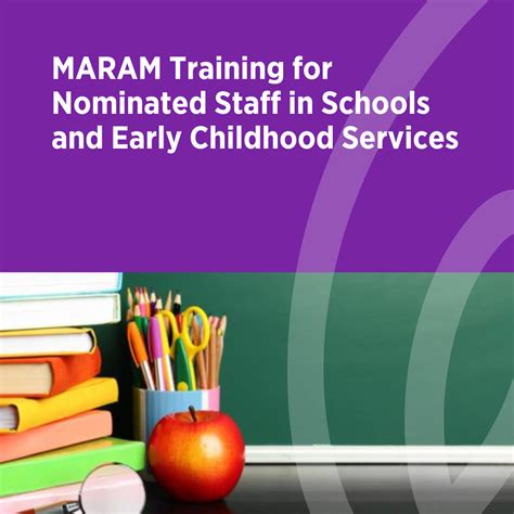 MARAM Training for Nominated Staff in Schools and Early Childhood ...