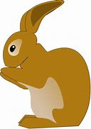 Image result for Brown Rabbit Clip Art