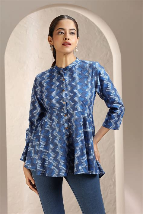 Buy Short Kurtis & Tunics for Women Online - Cotton Culture