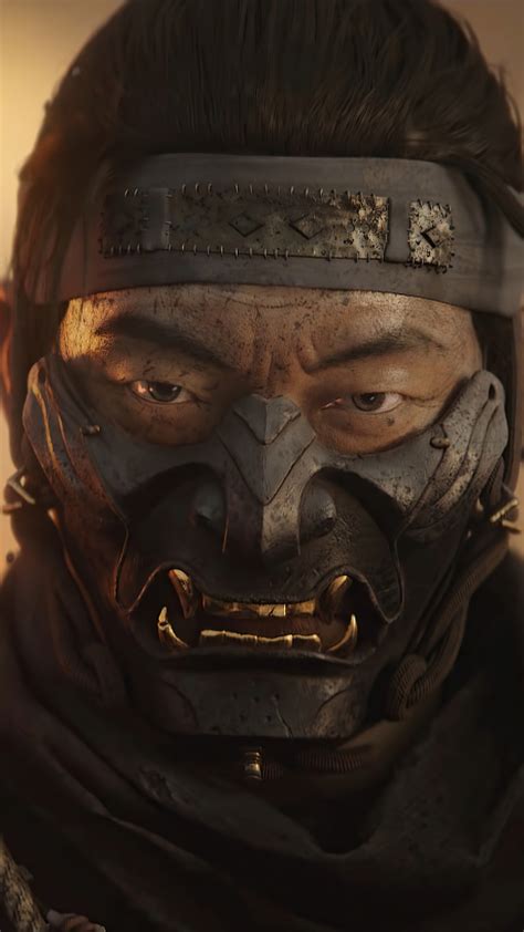 Ghost of Tsushima, Video Game, Jin Sakai, Samurai, Mask HD Phone ...