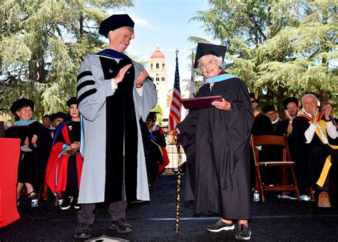 105-year-old walks at graduation to receive master's degree from ...