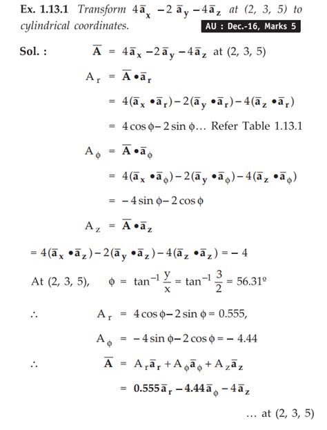 Transformation of Vectors - from one coordinate system to other
