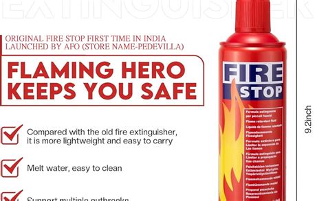 FIRE Stop Extinguisher (Original & Imported First TIME in India) for ...