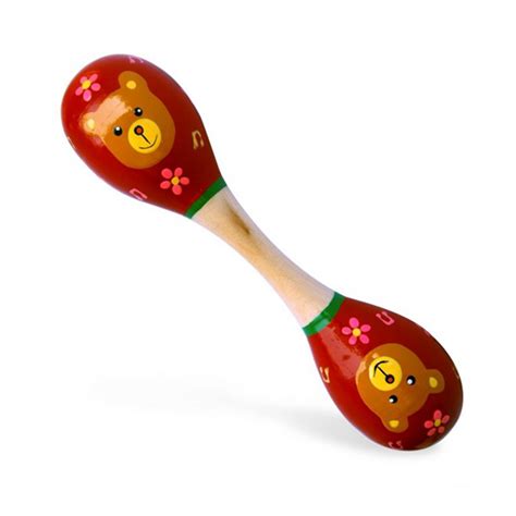 Drvena zvečka Meda 7531-2 | Volim svoj dom