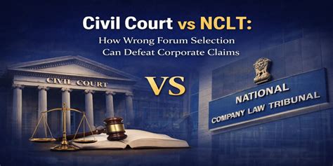 Civil Court vs NCLT: How Wrong Forum Selection Can Defeat Corporate ...