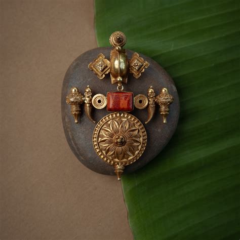 Handmade Temple Silver Pendant Chennai
