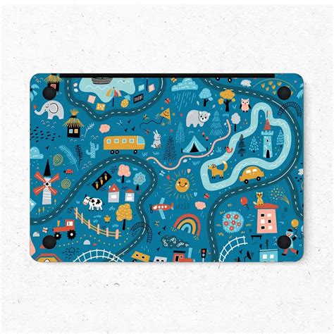 Road Map Laptop Skin for MacBook | Buy Online Now – SkinsLegend