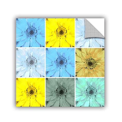 Buy Artwall Herb Dickinson's Flower Collage Art Appeelz Removable ...
