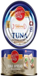 Golden Prize Canned Tuna Chunks in Spring Water, 185g (Pack of 1 ...