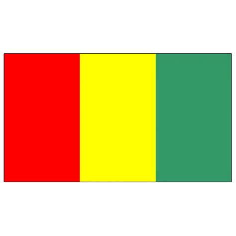 Vertical Stripe Red/yellow/green 3'x2' - World Flag Shop