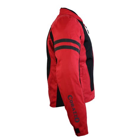 Corazzo Men's Red Scudo Vented Jacket - Scooter Central