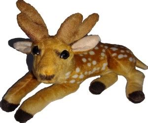 NOH Stuffed Soft Sitting Deer as Animal Toys Playable for Kids (32 cm ...