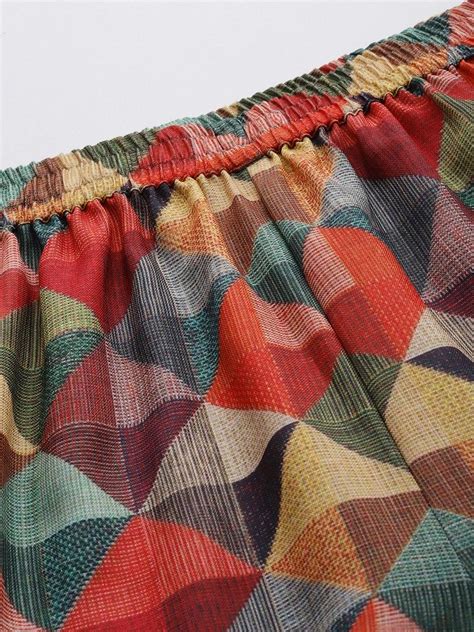 Shirt Style Cotton Fabric Multi Color Co-Ord Set – Trendphoria