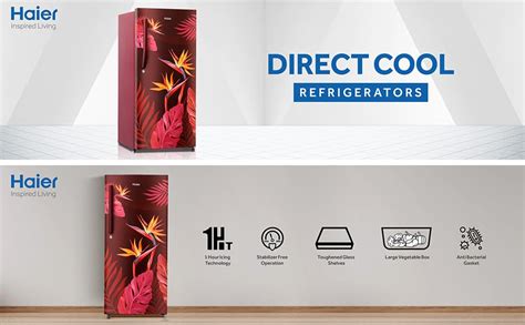 Haier 220 L 3 Star Single Door Direct Cool Refrigerator Appliance, 1 ...
