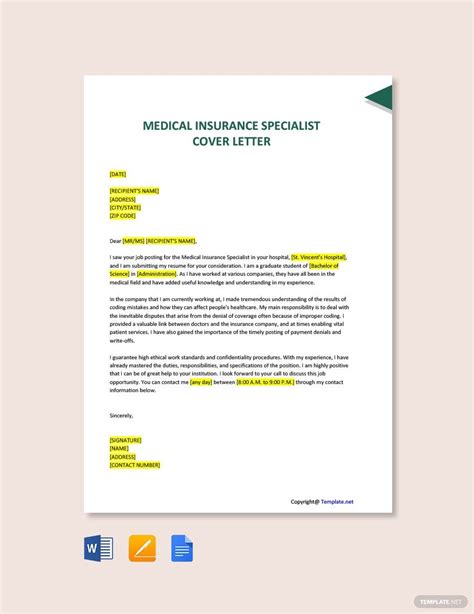 Image result for Insurance Coverage Letter Sample
