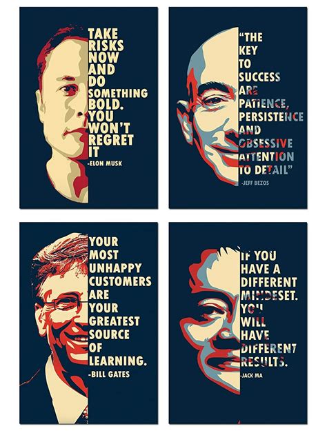 Good Hope Motivational Quote Poster Combo of Elon India | Ubuy